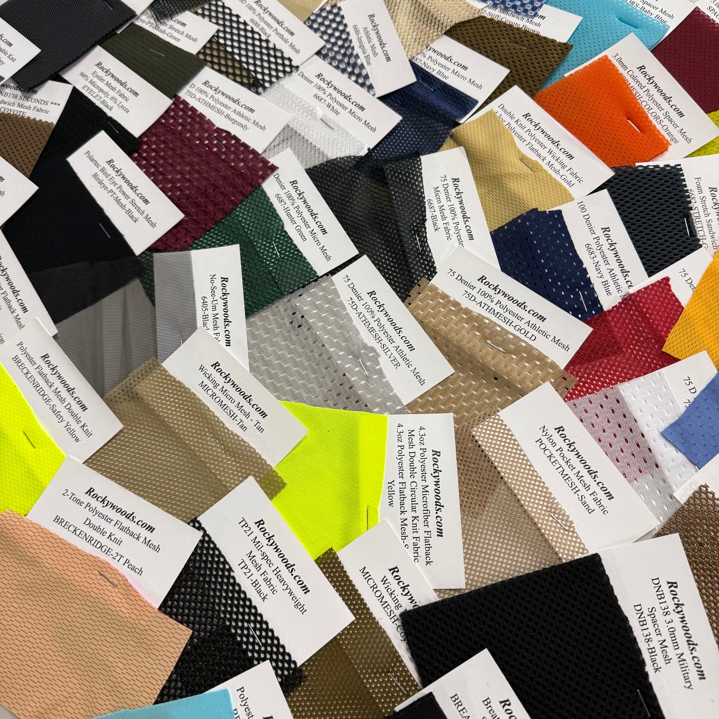 Netting & Mesh types & colors sample set (Sold per Each)