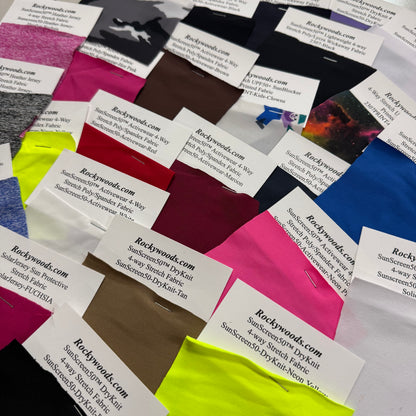Stretchy Sun Protective Fabrics Sample Set (Sold per Each)