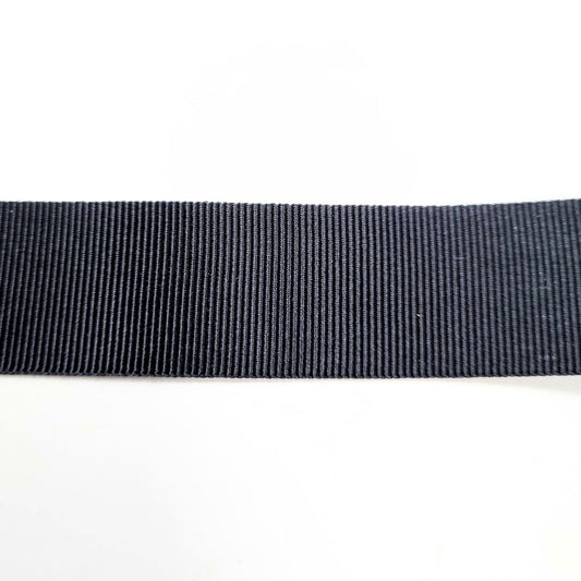 3/4 inch (102mm) Grosgrain Ribbon - Black (Sold per Yard)