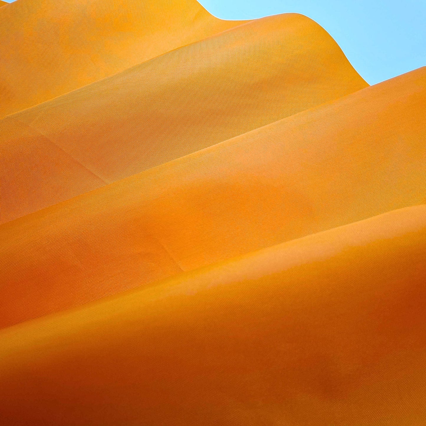 250 Denier Durable Water Repellent Coated Polyester Orange (Sold per Yard)