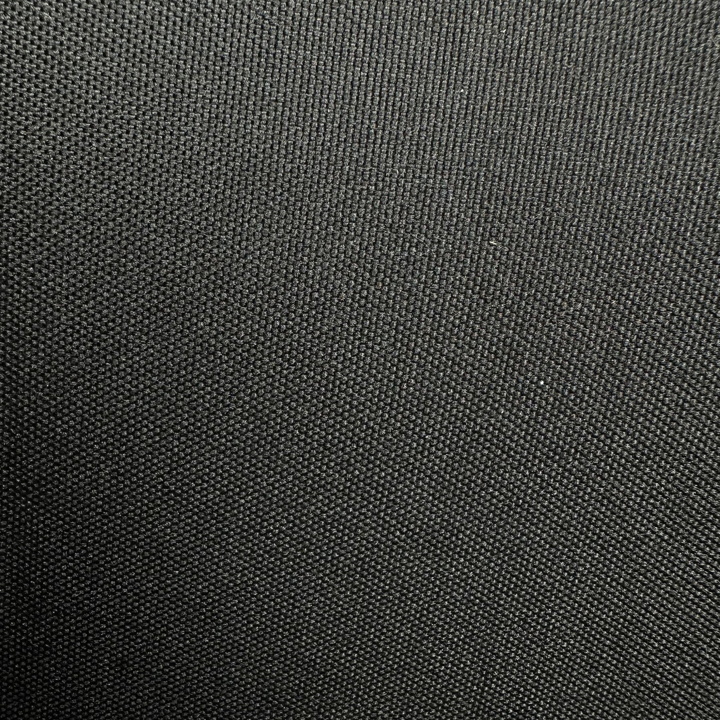 600 Denier Black Polyester, DWR, PU Coated, Laminated to Foam, Black Tricot Backing (Sold per Yard)