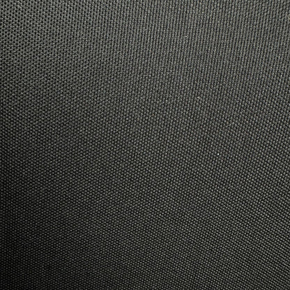 600 Denier Black Polyester, DWR, PU Coated, Laminated to Foam, Black Tricot Backing (Sold per Yard)