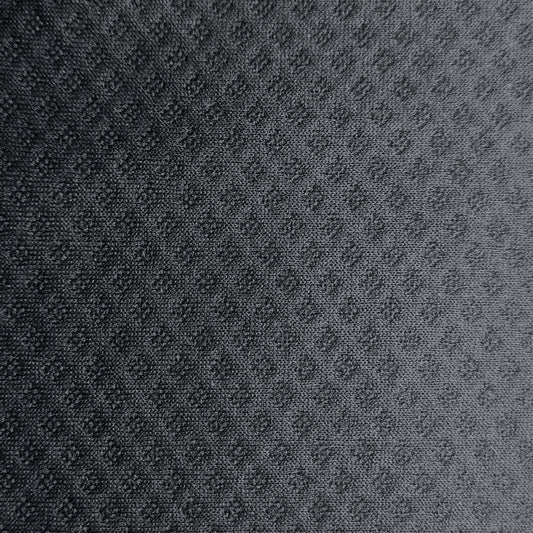 Powerdry Wickaway Stretch Fabric - Diamond Black (Sold per Yard)