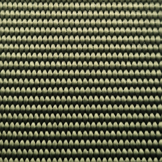 1-3/4" Nylon Webbing Resin Coated - Khaki (Sold per Yard)