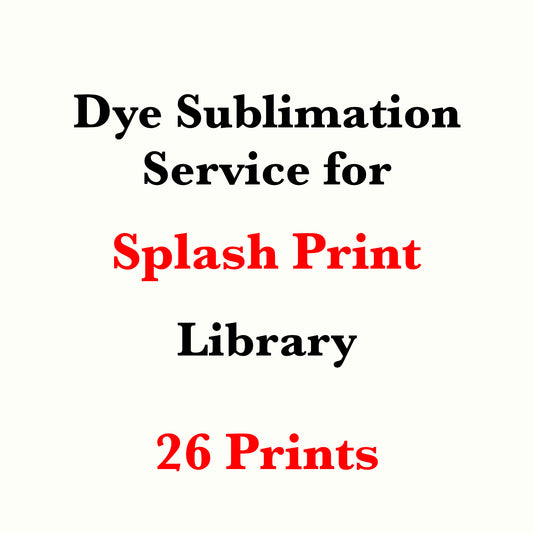Servicio de sublimación de tinta para Splash Print Library (vendido por yardas)