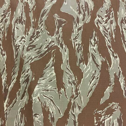 100% Cotton Ripstop Camouflage Fabric - Original Desert Tiger Stripe