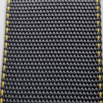 1-3/4" Mil-Spec Nylon Webbing Resin Coated - Black (Sold per Yard)