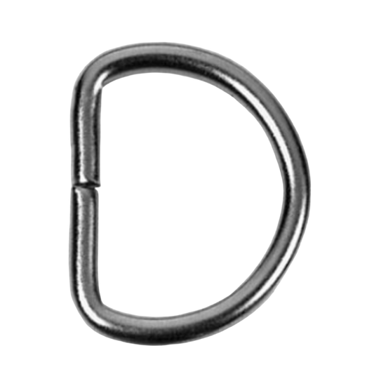 2 Inch Nickel D-Ring (Sold per Each)