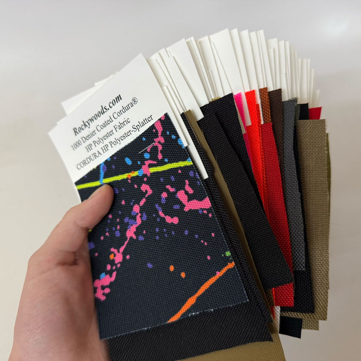Cordura Nylon Colors Sample Set (Sold per Each) – Rockywoods Fabrics