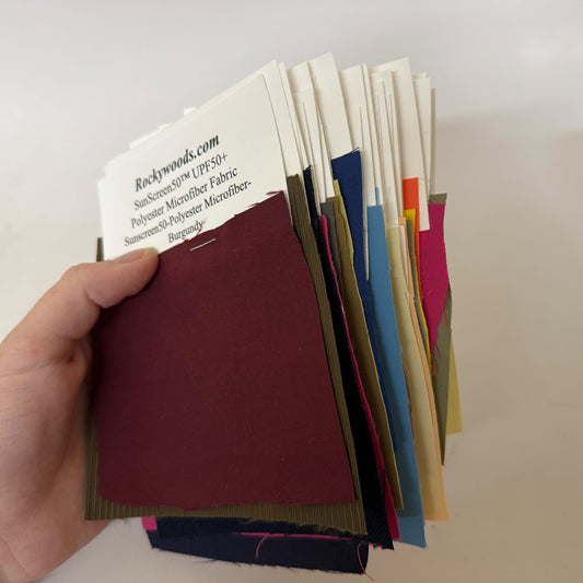 Sun Protective Woven Fabric types & colors sample set (Sold per Each)