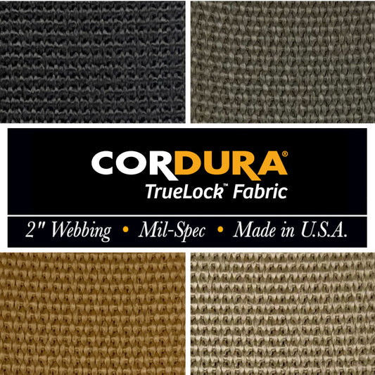 2 inch (50mm) CORDURA Truelock™ Fabric, Mil-Spec Nylon Webbing (Sold per Yard)