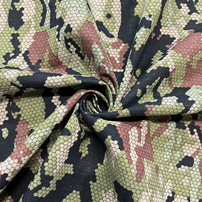 ***SECONDS*** Lightweight Plain Weave Camo Fabric - Colombia Chameleon (Sold per Yard)