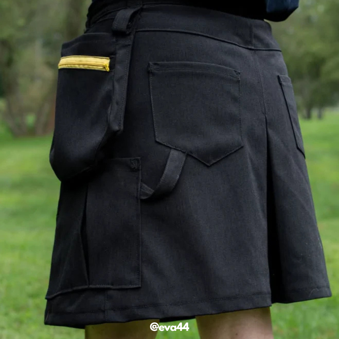 Tela de nailon elástico bidireccional - Negro (se vende por yarda)