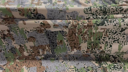 Polyester/Spandex Knit Fabric - Forloh Exposed Camo (Sold per Yard)