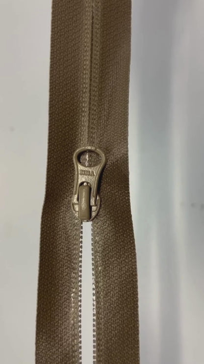 #5 YKK® Water Resistant Coil Zipper-by-the-Yard - Tan499 Uretek Finish (Sold per Yard)