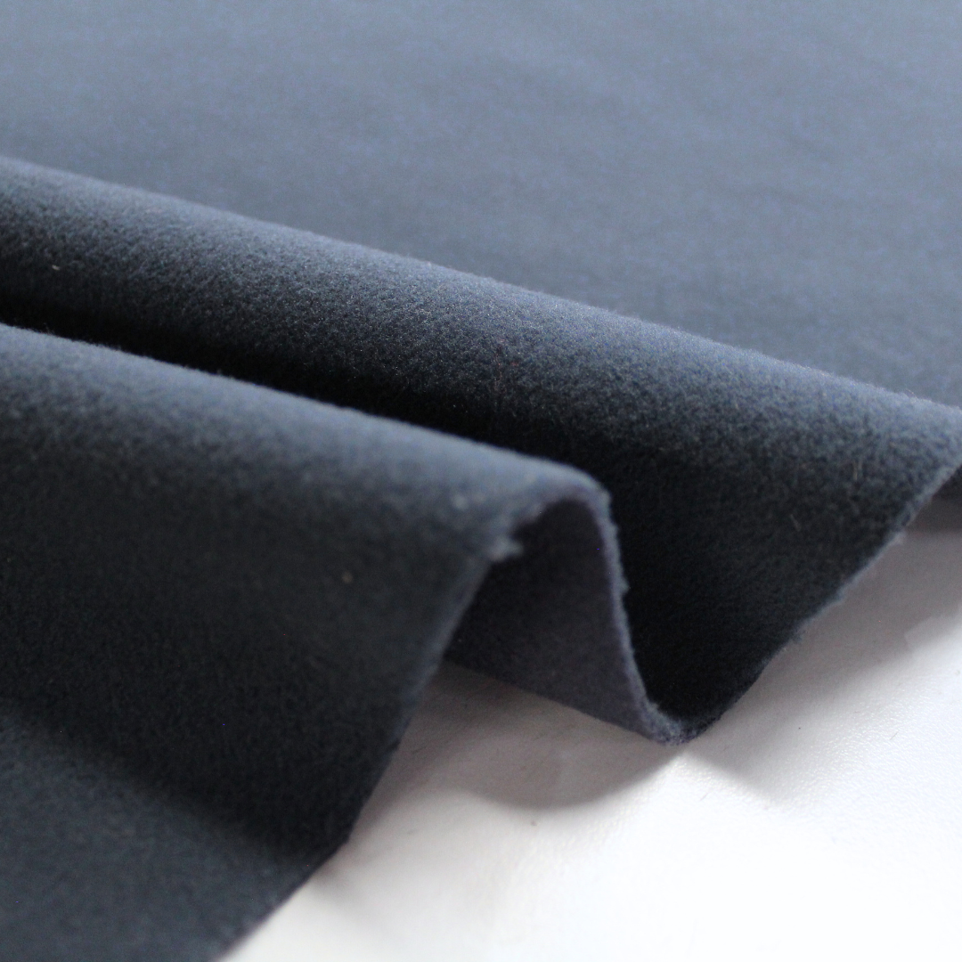 Italian P-Coat Wool Face with a Soft Shell Micro-fleece Backing (Sold per Yard)