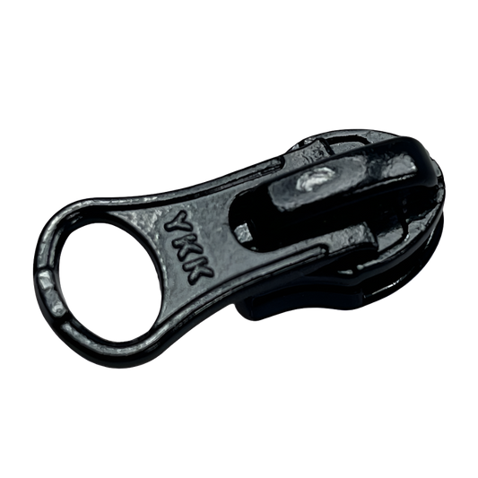 #5 YKK® Reverse Auto Locking Zipper Slider - Black (Sold per Each)
